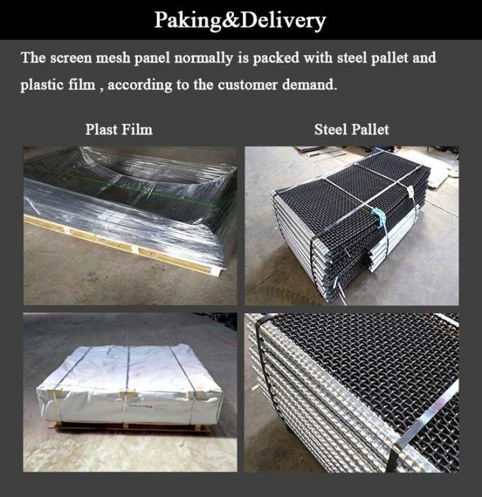 صفحه نمایش معماری 12.7 میلی متری 12.7 میلی متری 60 میکرون بافته شده سیمی چین دار Ss 316l قفل شده 3