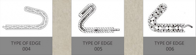 ضد خوردگی 304L فولاد ضد زنگ مش سیم چین دار 100 میکرون 12.7 میلی متر سوراخ سنگین 5